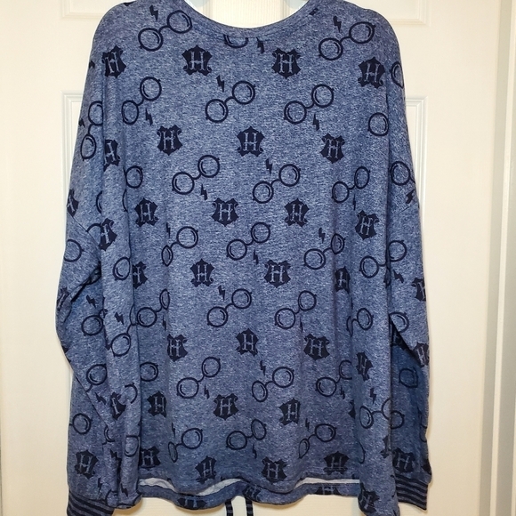 Harry Potter Wizarding World Long Sleeve Blue Sweater XXL - Picture 7 of 11